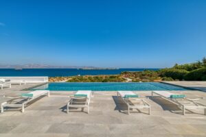 Sea view villa rental in Greece